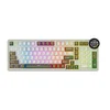 RK N99 Palm Green Cream Prekidač, Ekranom, RGB, Hot-Swap, Mehanička Bežična Tastatura