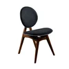 Hanah Home Touch v2 Anthracite Stolica, 2 komada, Crno-braon