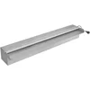 Pravokutna fontana za bazen s LED svjetlom nehrđajući čelik 60 cm