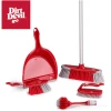 Dirt Devil komplet za čiščenje, nedrseči ročaji, rdeče-siv, 6/1