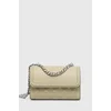 Usnjena torbica Tory Burch zelena barva