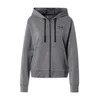 Under Armour Mikica s kapuco Rival Terry FZ Hoodie-GRY