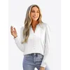 Cupshe Bluza Long Sleeve bela