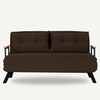 Atelier del Sofa ATELIER DEL SOFA Sando 2-Seater - Brown raztegljiv dvosed, (20802706)