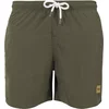 Urban Classics Kratke kopalne hlače Block Swim, zelena