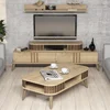 Lessentiel Maison Set TV Komoda i klub sto Hrast