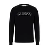 GUESS Pulover KANE črna/bela