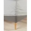 Čaršav sa lastišem DAGNY 140x200x35 svetlo siva