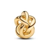Pandora Pozlačena perla Infinity Knot Shine Moments 763755C00