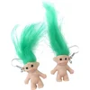 Uhani Troll - 38696 - Rjava / Zelena KP38696