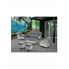 HANAH HOME Baštenska garnitura Rondi Dark Grey Light Grey