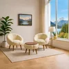 ATELIER DEL SOFA Fotelje i klub stočić Lida Wellsoft Cream