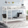 Homestyle4U Pograd, 207x150x96 cm, bela