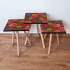 Hanah Home Set klub stočića 3Shp50, 3 komada, Plava