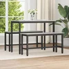 vidaXL Jedilna klop Siva Sonoma 100 x 32,5 x 48,5 cm