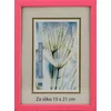 Karako Foto okvir 15x21 cm, plastika, namizni, stenski, 10-A pink