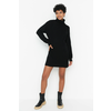 Trendyol Black Mini Knitwear Turtleneck Dress