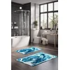 Lessentiel Maison Set prostirki za kupatilo CT-5030, 2 Komada, Plava
