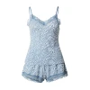 Hunkemöller Kratke hlače za spanje Cami modra/bela