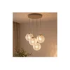 Brilagi - Luster na sajli STELLA 4xE27/60W/230V bež/zlatna