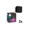 Philips - KOMPLET 2x LED RGBW prigušiva spoljašnja svetiljka Hue RESONATE LED/8W/230V IP44