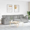 Modularna sofa s jastucima, sive boje