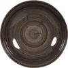 CHURCHILL Stonecast Iron Black plitvi krožnik, premer: 217 mm (12 kos)