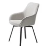 Svetlo siv jedilni stol Alma – Unique Furniture