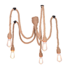 Luster na sajli ROPE CASA 5xE27/12W/230V pauk