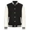 Oldschool College Jacket blk/wht