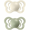 BIBS Couture Natural Rubber 2 duda Ivory/Sage 2 kos