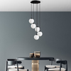 Opviq Luster Orbital-15-14016, 40x40x115cm, IP20, Crno-beli