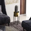 Atelier Del Sofa Dekorativna saksija GED-026-A, 23 cmx48 cm, Crno-zlatna
