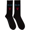 Bon Jovi Dagger Heart Blue Logo Black 40-45 Nogavice