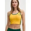 Top adidas Originals 3S BRA TOP ženski, rumena barva, JP2291