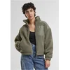 Womens jacket Sherpa Mix light green