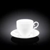 Set 2 Skodelic in Podstavkov, Porcelan, 220ml
