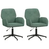 Okretne radne stolice 2 kom. 54 x 55 x 90 cm Morska zelena