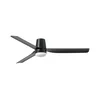 FARO 33830WT1S - LED prigušiva ventilator PUNT TUB M 18W/230V CCT, prečnika 132 cm, crna, WT + DO