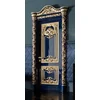 Casa Padrino luxury baroque apartment door royal blue/gold - Magnificent solid wood door with frame - Luxury furniture in baroque style - Baroque furniture - Hotel furniture - Baroque furnishings