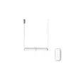Immax NEO - LED Zatemnitveni lestenec na vrvici BAMBOOS LED/30W/230V 90 cm bela