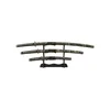Meč KATANA set WAKIZASHI-TANTO - 3 kom na stojalu BLACK