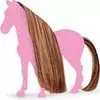 shumee Beauty Horses - Čokoladno rjava konjska dlaka