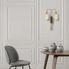 Opviq Zidna lampa E27 Socket, Zlatno-Crna
