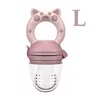 shumee Grizalo za hranjenje v etuiju za sadje in zelenjavo Duda Pink Pig, velikost L 8 M+