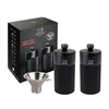 Set of 2 salt and peppercorn grinders, 12 cm, Line Z, with stainless