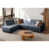 ATELIER DEL SOFA Ugaona garnitura S Loft Left Blue
