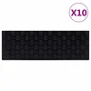 Vidaxl Podloge za stopnice 10 kosov 25x75 cm guma