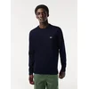 Lacoste Pulover AH1985-166 Mornarsko modra Regular Fit