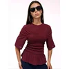 Busem Bluza Blusen burgund